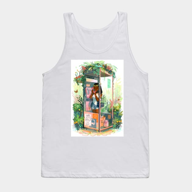 Phone Booth Tank Top by GDBee